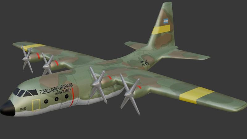 Lockheed C-130 Hercules 3D Model