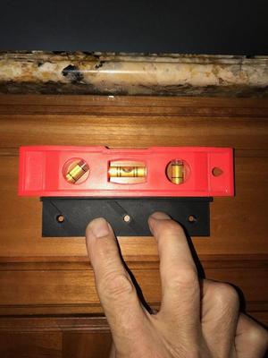 Drawer pull template