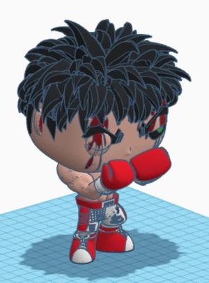 Ippo Makunouchi Funko Pop Damaged Version