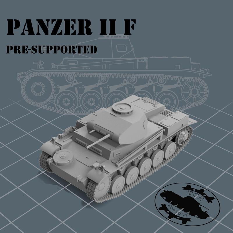 Panzer II F - 1/72 Light Tank - Presupported