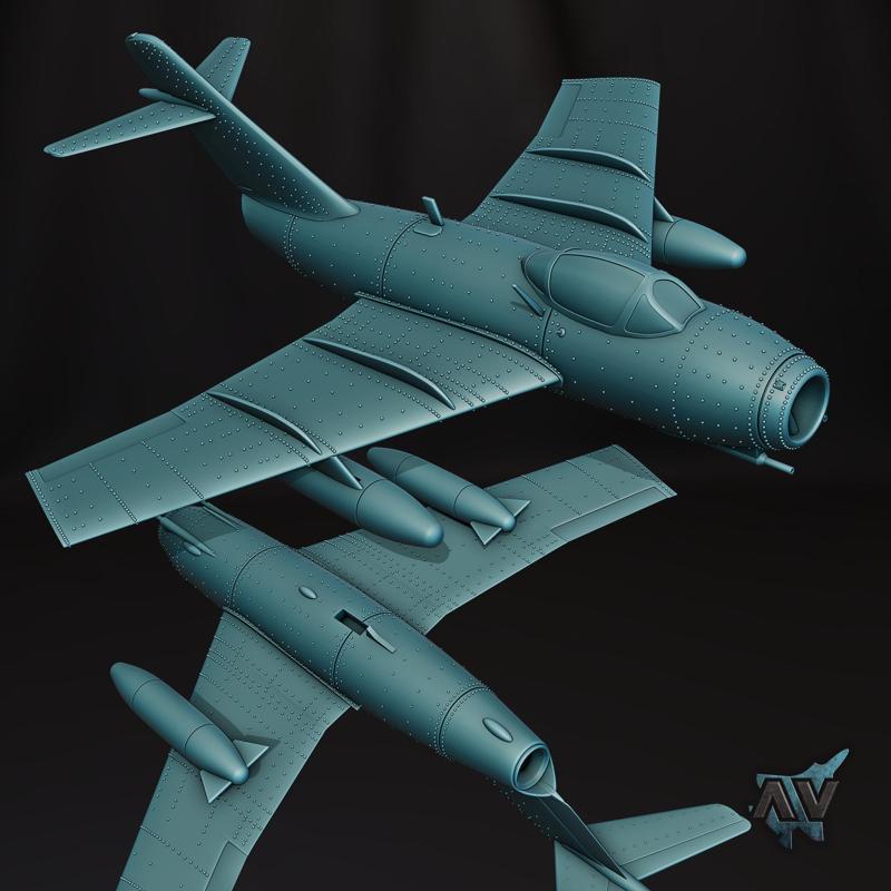 MiG-15 Scale Model 1/144
