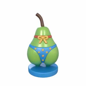 Funny Pear in Underpants - Playful Fruit Series