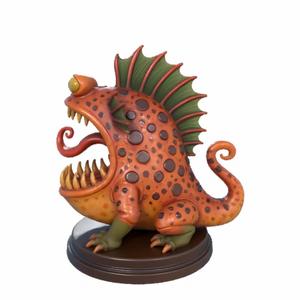 Screaming Swamp Beast - 3D Printable Loud Monster
