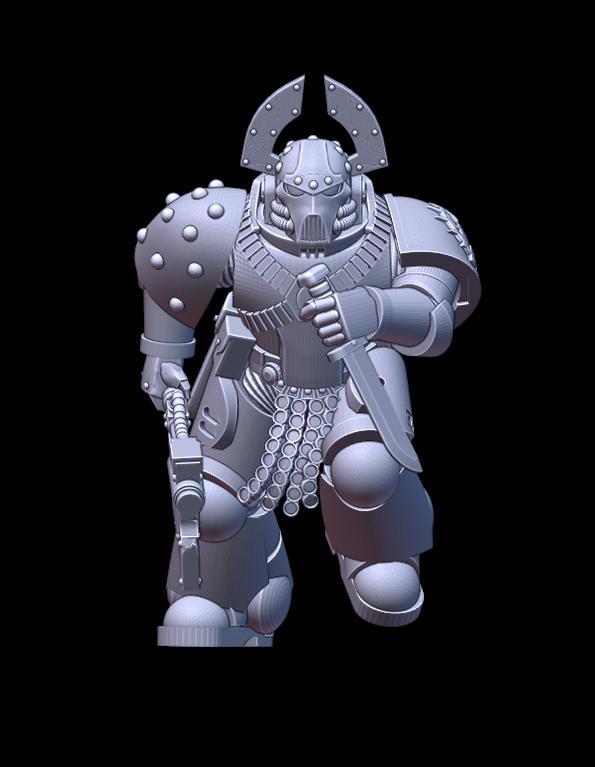 Knight of Destruction in a dynamic pose