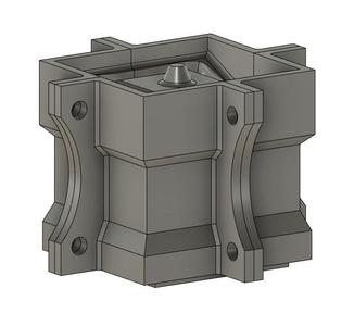 MOLD CHRISTMAS CHIMNEY POT SANTA