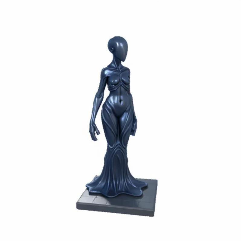 Void Siren - 3D Printable Alien Elegance Figurine