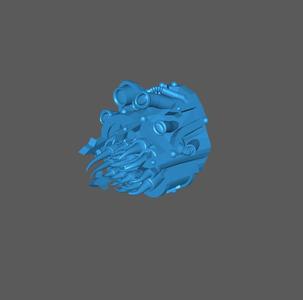 Dark Mech Wurm Head MK1