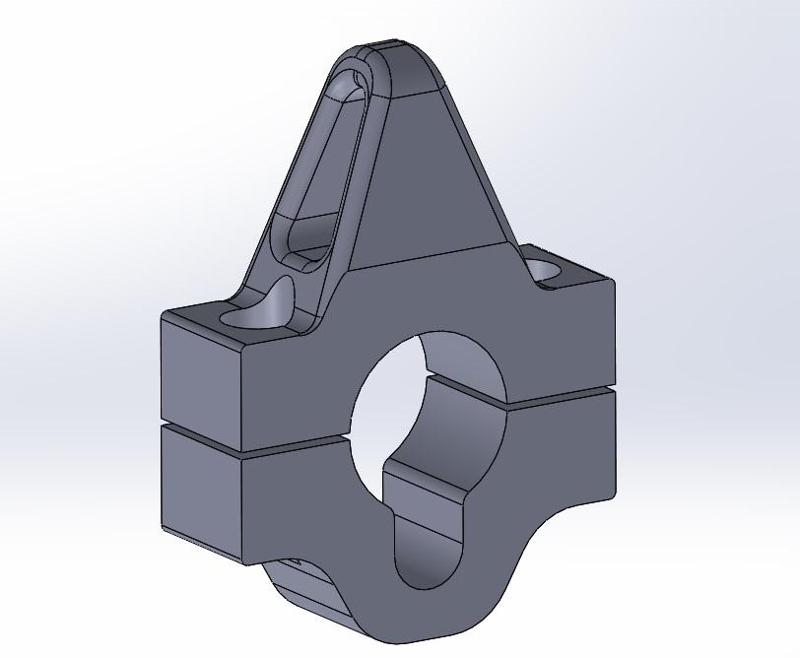 Harness clamp for Brush Cutter