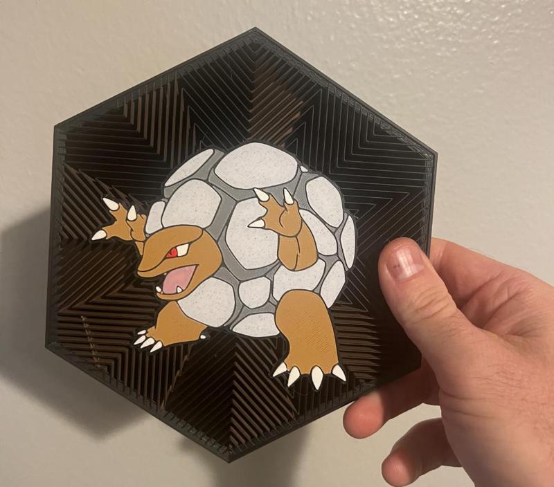 76 Golem Hex Wall Art
