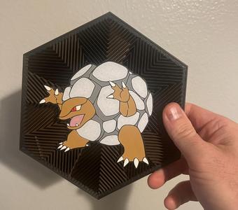 76 Golem Hex Wall Art