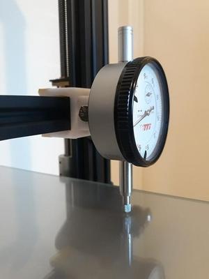 Creality CR10 Dial Gauge mount for precise bed leveling