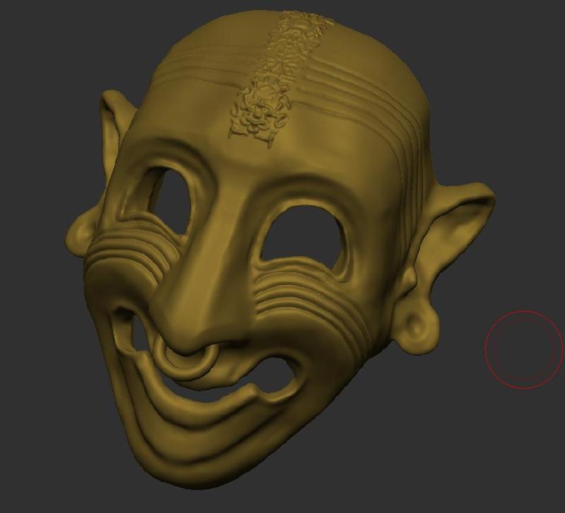 Phoenician mask
