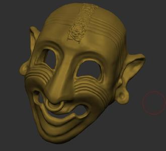 Phoenician mask