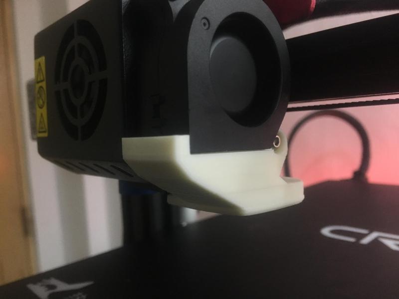 CR-10S Pro Stock Screw Cooling Duct