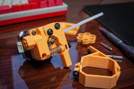 Bowden Extruder Block Assembly v2.0
