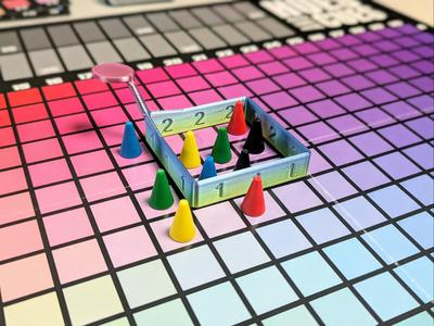 Hues And Cues Scoring Square and Storage Boxes