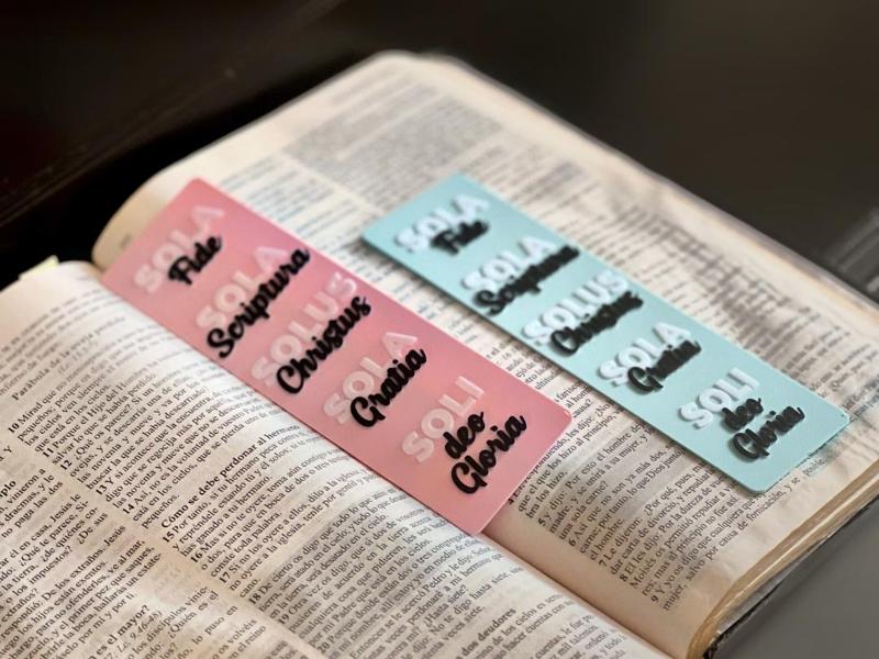 Bookmark of the 5 SOLAS | Jesus