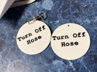 Reminder Token - Turn off Hose