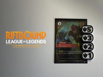 Riftbound - 1/2/3/5 Might Token/Marker/Counter
