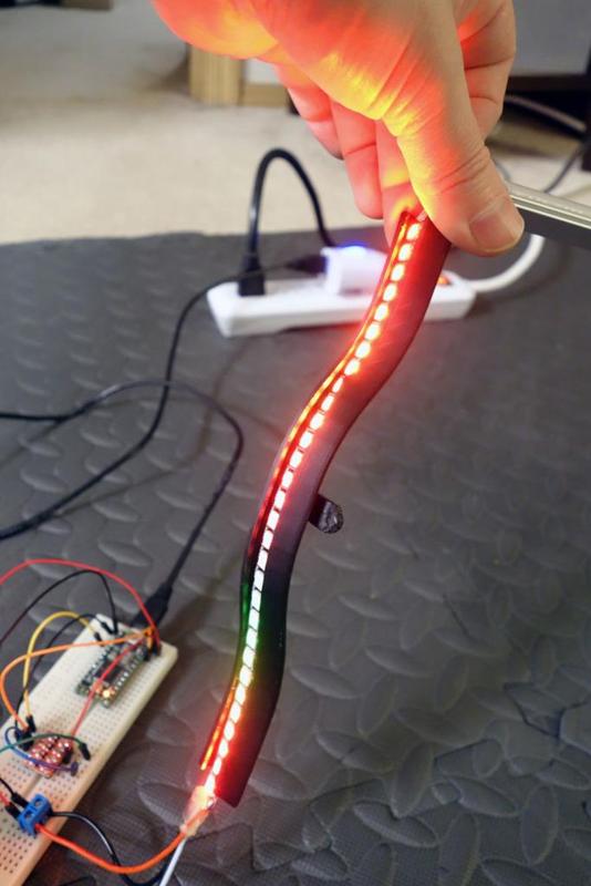 LED Persistence of Vision Display for Teal Sport Drone