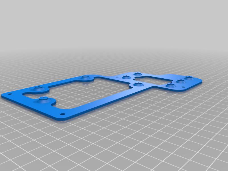 Flashforge Dreamer (NX) (Dremel)  MCU / MPU Mounting Plate
