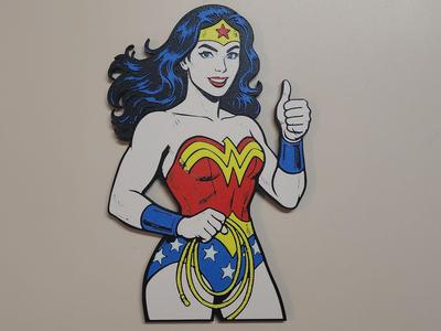 Wonder Woman V2 Comic Wall Art