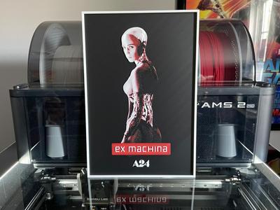 Ex Machina (2015) Hueforge Movie Poster