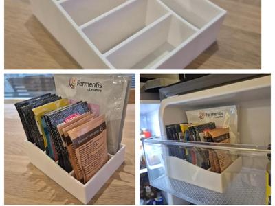 Home brew yeast organizer