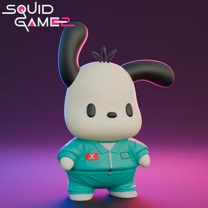 squid game POCHACCO - hello kitty - STL & 3mf Multicolor