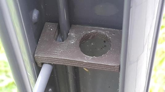 Panel fence fastener