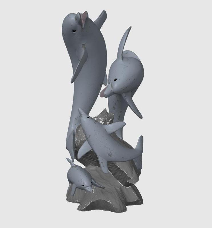 Dolphin Statue