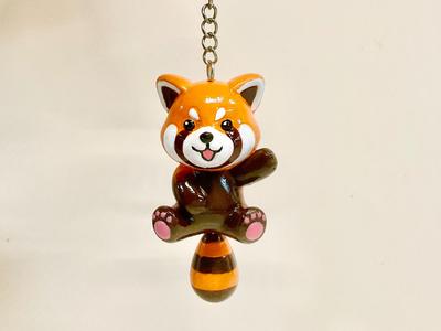 Red panda keychain