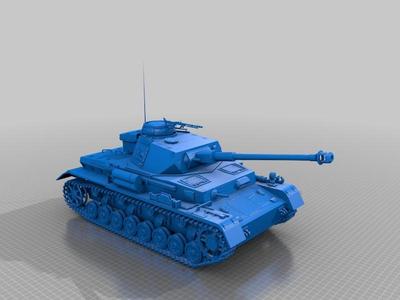 a tank of the germans high detail