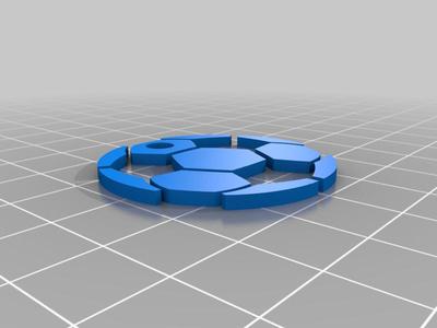 Soccer ball Keychain