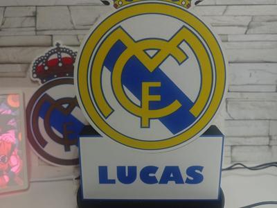 Custom Real Madrid Lamp