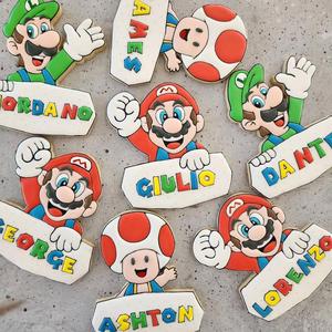Mario Bros cutters and stamps set