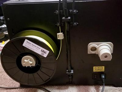 Adjustable spool holder for FlashForge Creator and pre-2016 Pro