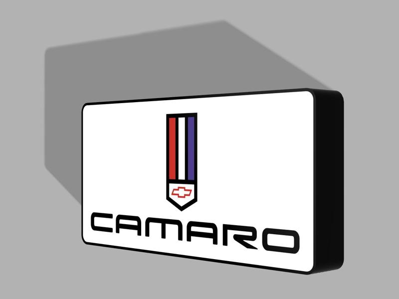 Camaro LED Lightbox Sign