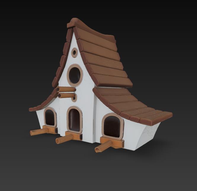 BIRDHOUSE 2 IDEAL FOR GARDEN OR DECORATION