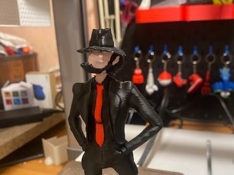 3D Figure inspired by Jigen – Lupin's Friend