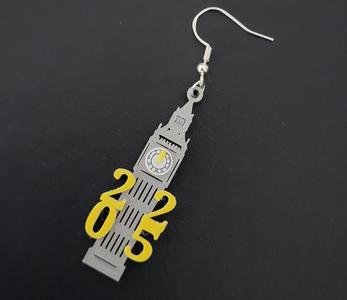 big ben 2025 new year earrings