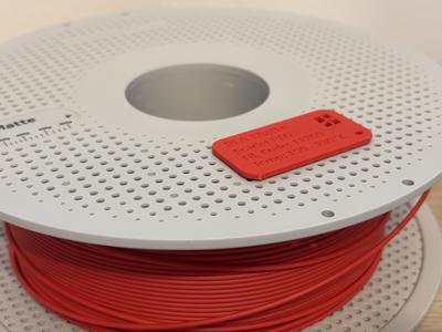 Filament Bambu Spool Tag – Snap-fit Mount - PLA Matte