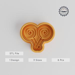 Lollipop Cookie Cutter & Stamp Set, Sweet Swirl Design, Perfect for Cookies & Fondant, 6 Piece Pack, S/M/L Sizes PRODUCT_4910