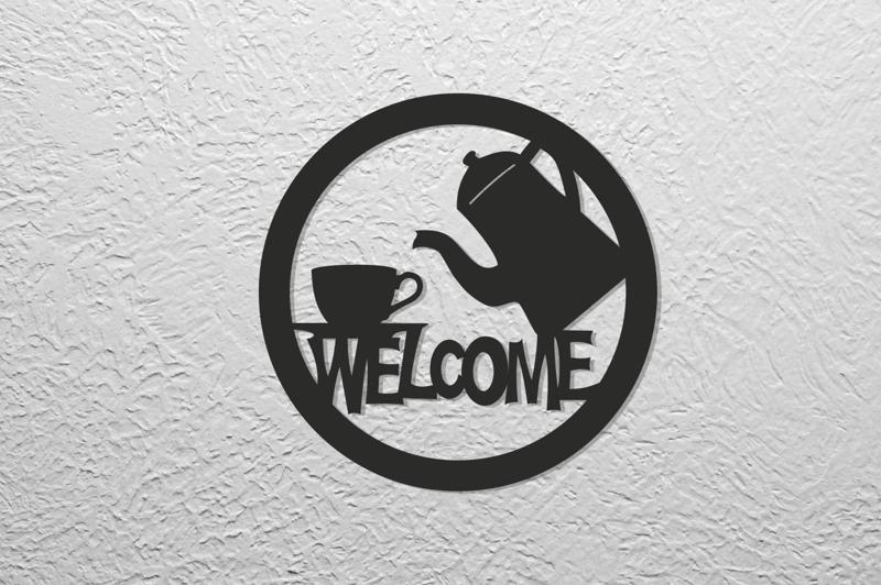WELCOME - LINE ART