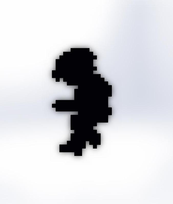 Dark Link sprite from Zelda 2