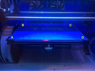 Glass Plate Corner Brackets for Flashforge Inventor 3D Printer (Remix)