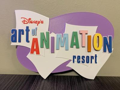 Disney's Art of Animation Resort Sign