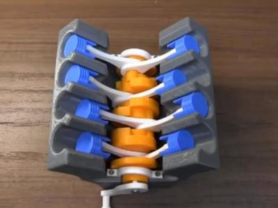 V8 Engine Showcase Model