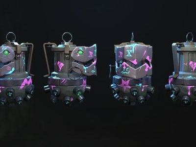 Jinx Pow-Pow Grenade Model League of Legends