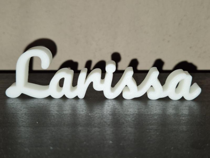 Larissa Name Sign Display Decor
